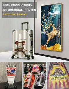 Jucolor A1 + 紫外平板打印机理光G5i高滴喷墨打印玩具旅行箱球紫外打印机