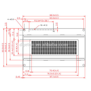 15 jahre fabrik preis Rohs custom monochrome 20 4 20x4 zeichen LCD 2004 lcd display modul - Product Image 6