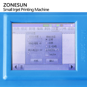 ZONESUN ZS-DC1 küçük akıllı kağıt poşet torba karton tarih kodlayıcı kutular parti numarası baskı tarihi mürekkep püskürtmeli kodlama makinesi
