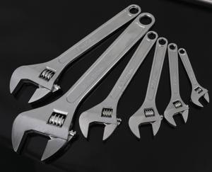 批发可调6/8/10/12/15/18/24英寸五金工具开扳手碳钢自制OEM可定制 - Product Image 5