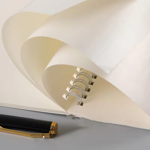 Biểu tượng tùy chỉnh undated rộng cai trị văn phòng giấy xoắn ốc bằng văn bản thành phần Lưu ý cuốn sách cho sinh viên máy tính xách tay - Product Image 4