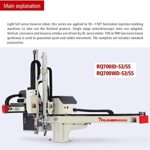 Robotic Arm for <strong>Loading</strong> Pick and Place <strong>Robot</strong> Manipulator Jumbo Roll Load Unwind Unit for Injection <strong>Machine</strong> - Product Image 5