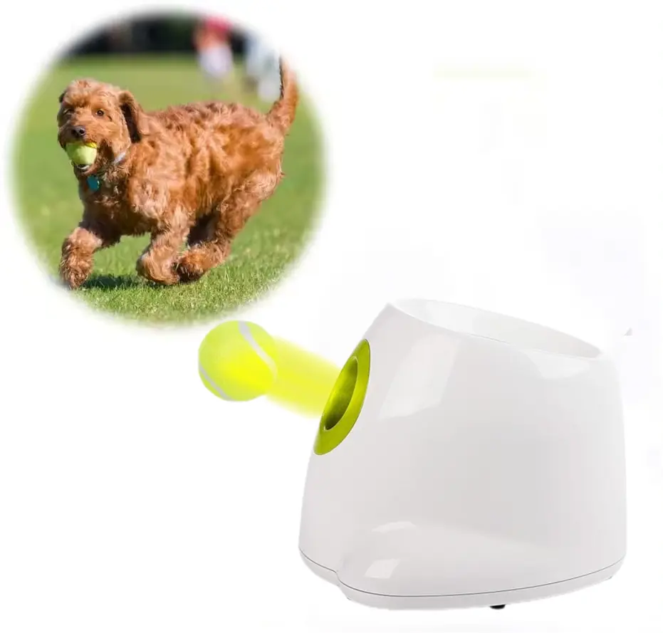 AFP un Mazon automatico cane Pet Ball Launcher Hyper Mini Auto lanciatore di palline da Tennis prendere palla macchina da lancio per l'addestramento dei cani