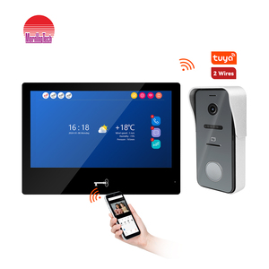 Nuevo sistema de intercomunicación Wifi, sistema de intercomunicación de 2 vías, soporte de trabajo con Panel de llamada de detección de movimiento