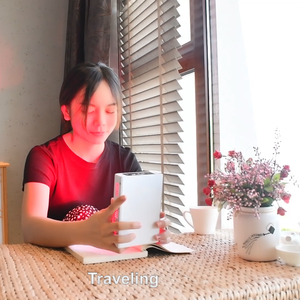 SGROW Newest Mini60 Portable Type-<strong>C</strong> Rechargeable 660nm 850nm Red Nir <strong>Infrared</strong> LED Light Therapy Panel With Timer - Product Image 6
