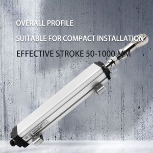 Transductor de posición lineal personalizado TEC ER, Sensor de desplazamiento LVDT magnetostrictivo para medición de ángulo y posición lineal