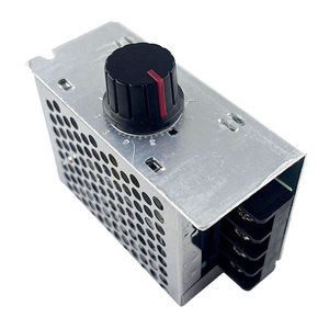 Professional Voltage Regulators 4000W 220V High Power <strong>SCR</strong> Speed <strong>Controller</strong> Electronic Voltage Regulator Governor Thermostat - Product Image 4