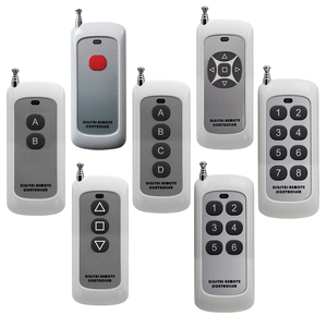 Universal Wireless 433 oder 315 MHz Lerncode Ev1527 Festcode Programmier bare 4-Tasten-Lampenfernbedienung