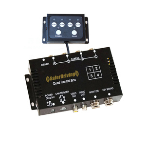 XY-7027 360 Degree <strong>4</strong>-in-1 <strong>Video</strong> Switcher Control Box Reverse Camera <strong>Splitter</strong> for Parking Vehicles 1-Year Warranty - Product Image 1