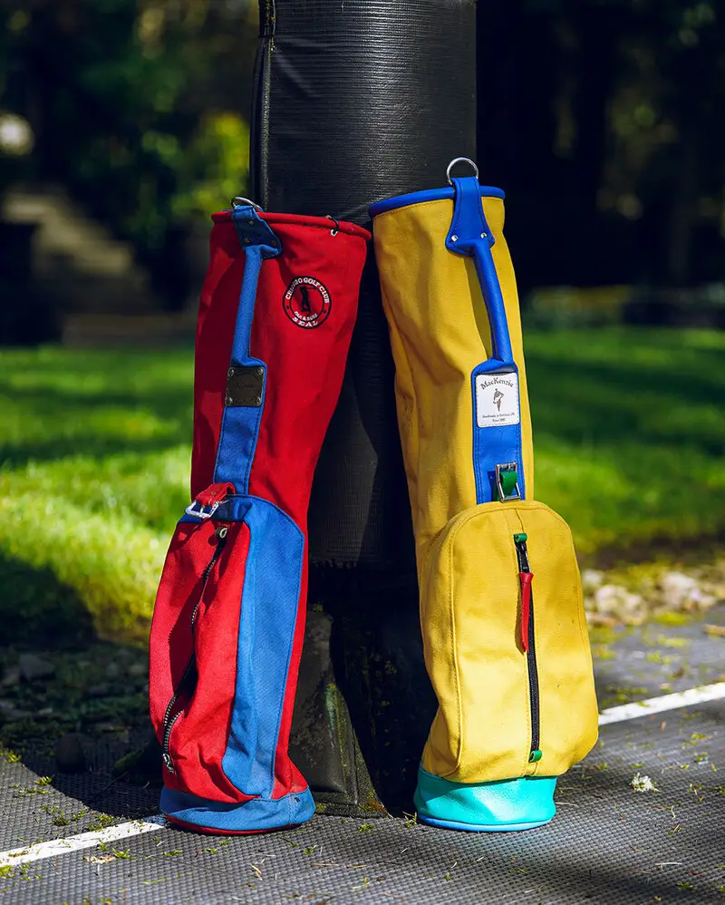 Ensemble de clubs de golf pour enfants avec logo personnalisé sac de golf junior en toile cirée de différentes couleurs pour 5-10 ans sac de golf du dimanche pour tout-petits