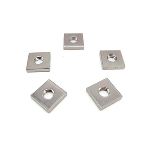 ANSI/ASME B 18.2.2 çelik 1/4 5/16 3/8 SS316 SS304 kare makine dişli vida flanş fındık - Product Image 1