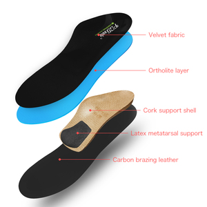 Sisipan orthotic lengkungan rendah kaki datar parah meringankan Achilles Tendonitis overpronasi lengkungan kuat mendukung Insole - Product Image 2