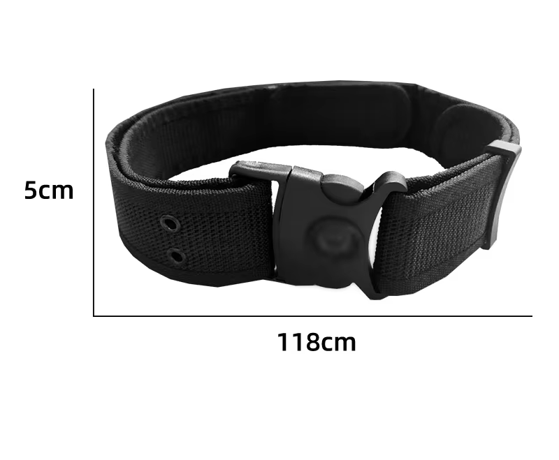 Ceinture en nylon noir