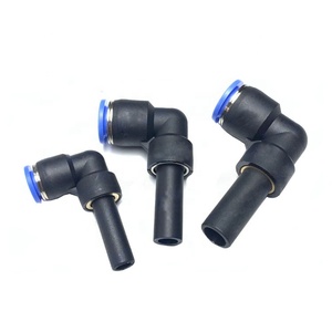 Lタイプエルボーパイプ継手クイックプラグプッシュインコネクトクイックコネクトステムリデューサー - Product Image 1