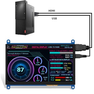 5 дюймов IPS мини ПК монитор экран ЖК-дисплей емкостный сенсорный HD модуль 800X480 для AIDA64 Raspberry AIDA Pi 4 3B + 3B 2 BB Bl