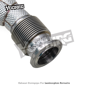 YK Lamborghini Revuelto V12 6.5L için ses iniş borusu 2023-2025 paslanmaz çelik egzoz borusu ücretsiz akış testi boru Turbo başlığı - Product Image 4