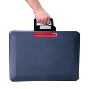 小型便携式保险箱两个钥匙锁防火盒，用于文件，电子，光盘，USBs -2011 - Product Image 5