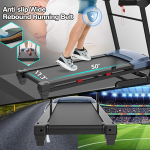 2025 Treadmill for Home Gym Folding Treadmills for Running and Walking Jogging Exercise with 12 Preset <strong>Programs</strong> Easy <strong>Assembly</strong> - Product Image 3