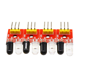 LM393 4-poliges IR-Flammen erkennungs sensor modul Brandmelder-Diy-Kit für Bildungs-und Hersteller platinen - Product Image 6