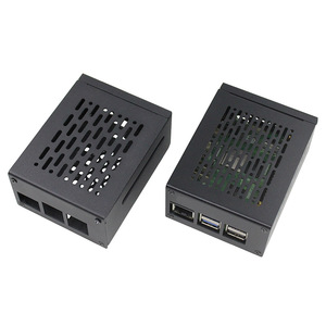 Raspberry Pi 5 dedicato PCLEZ a M.2 NVME versione di espansione Drive a stato solido custodia in metallo con un grande ventilatore che può essere installato - Product Image 5