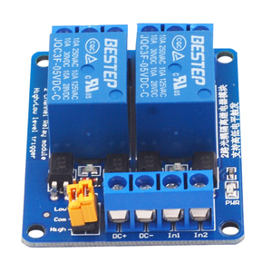3.3V 5V 12V 24V 2チャンネルリレーモジュール高低レベルトリガーデュアルオプトカプラ分離リレーモジュールボード - Product Image 5