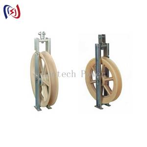 20KN OPGW Optical Fiber Tandem Cable <strong>Stringing</strong> Pulley <strong>Block</strong> Customizable Nylon Sheave Transmission Industrial Use OEM Supported - Product Image 3
