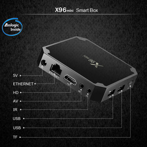 Ücretsiz hareketli dekoder Kodi Iptv Internet Tv Set üstü kutu X96 Mini akışlı medya oynatıcı Ott 4k Hd akıllı Android Tv kutusu - Product Image 4