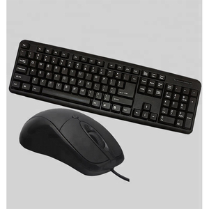Combo de teclado y ratón de diseño profesional listo para enviar teclado y ratón con cable