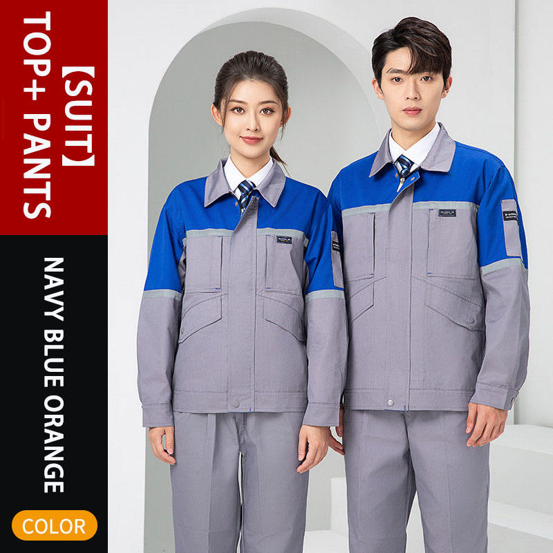 Costume gris et azur