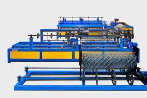 Benutzer definierte voll automatische Diamond Gi Draht geflecht Maschendraht zaun Webnetz Zaun herstellung Maschine Fabrik preis Bau Motor - Product Image 4