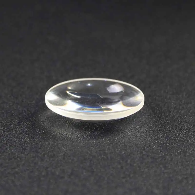 Lente lenticolare in vetro ottico ad alta trasmittanza diametro 42mm lente in vetro al quarzo effetto ingrandimento