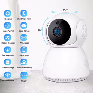 5MP Smart Home <strong>Security</strong> <strong>System</strong> Remote Control Dome PTZ One-Key Alarm Function Two-Way <strong>Intercom</strong> Wall Mount CCTV IP Camera - Product Image 2