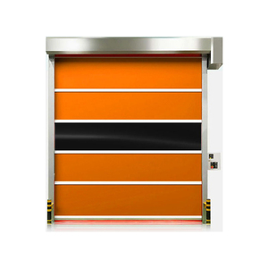 Porte de garage souterrain à enroulement rapide à reconnaissance faciale automatique, porte à enroulement rapide de type turbine pour entrepôt - Product Image 4