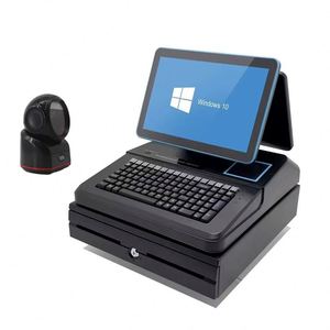 Емкостный многосенсорный экран Windows 7/10 pos I3/I5/I7 система 4 + 64 ГБ все в одном pos-терминал - Product Image 1