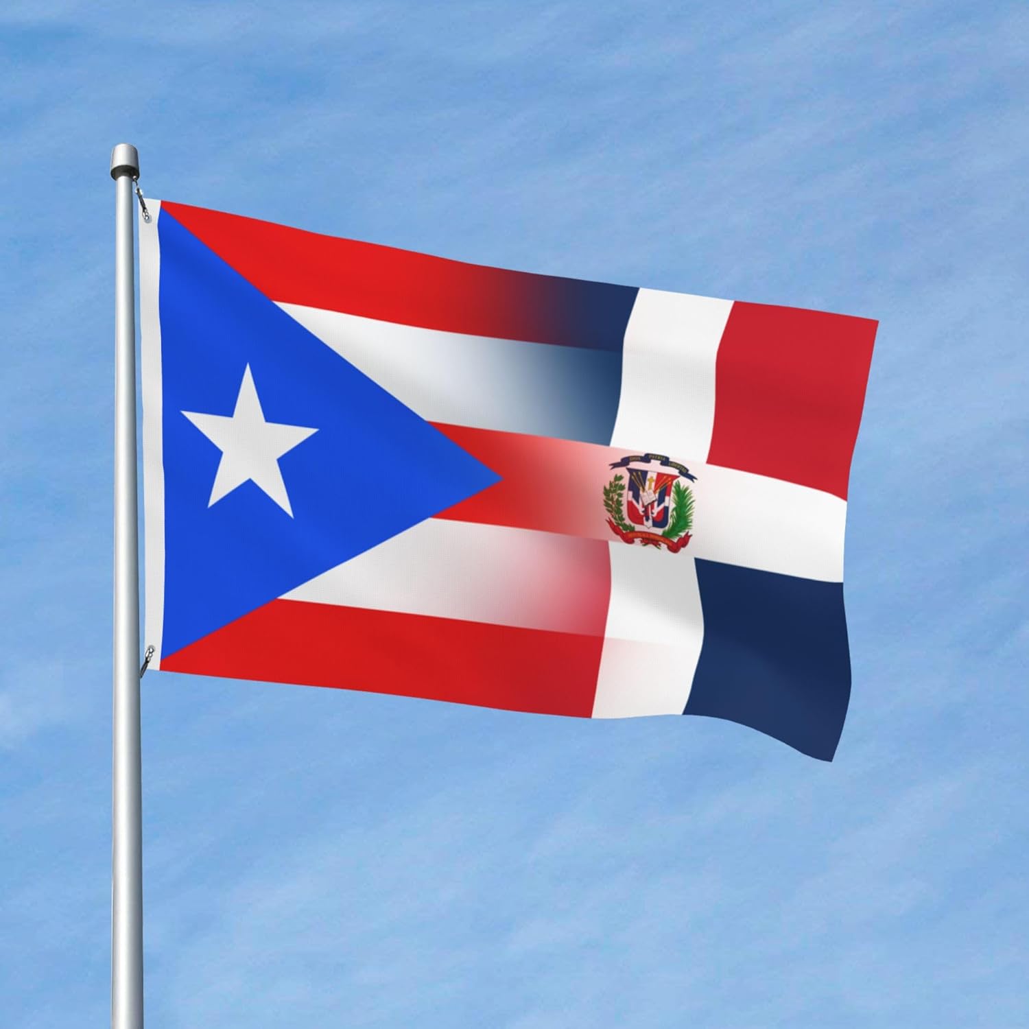 Drapeau de la République Dominicaine et de Porto Rico.0