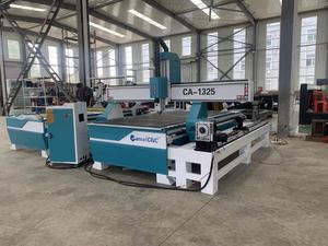 Grabado de corte de madera para carpintería, enrutador CNC de 3 ejes de CA-1325 con eje de rotación externo para fabricación de muebles - Product Image 4