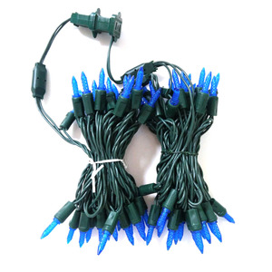 25ft 4&quot; Spacing M5 Commercial Outdoor <strong>LED</strong> <strong>String</strong> <strong>Light</strong> <strong>Multi</strong> Color Green Wire - Product Image 3