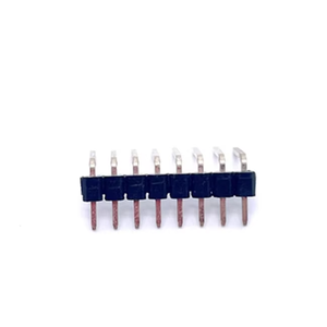 Custom Connector 4P/26P/2P Brass Current Single Row PCB Factory Direct 2.0mm Single Plastic Row Right Angle Dip <strong>8P</strong> Pin <strong>Header</strong> - Product Image 2
