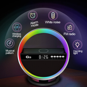 Rechargeable Bluetooth Speaker Ambient <strong>Light</strong> Multifunctional Speaker and Clock <strong>Function</strong> <strong>Sourced</strong> From Factory - Product Image 3