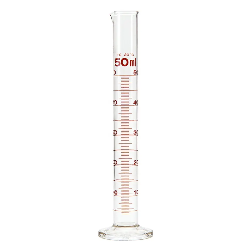 ラボガラス製品ホウケイ酸ガラス段階的測定シリンダー