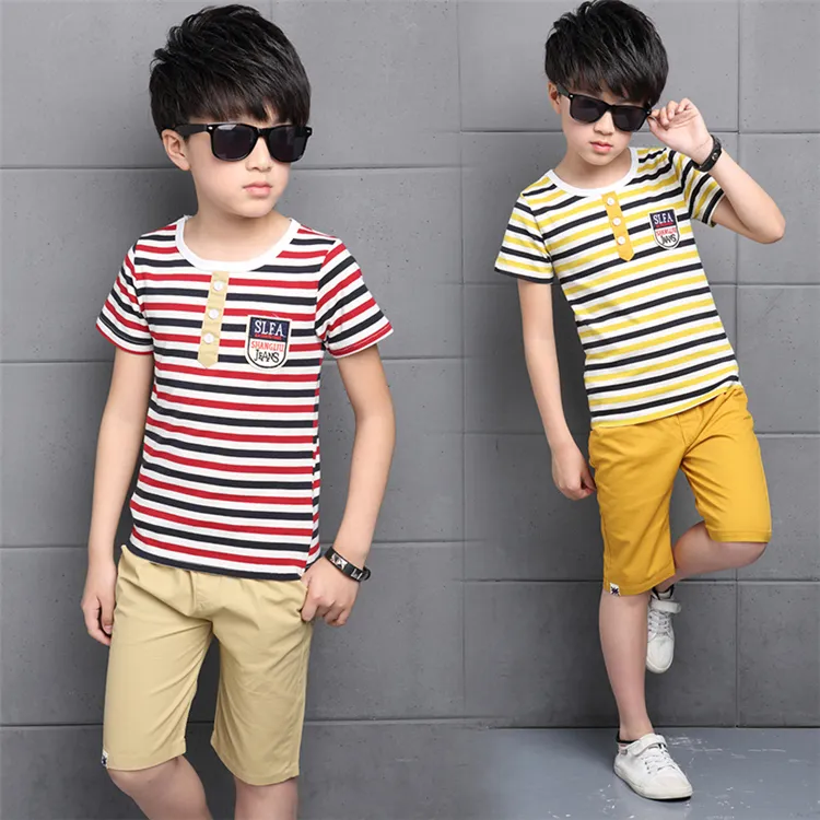 Turkey Boys Summer Clothes Boy Cotton Clothing Set kids clothing Children Clothes