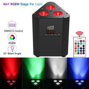 Truss Led Par Light 20W 3*4W RGBW 4 in1 fase effetto Dj Party Music Dmx telecomando con batteria per eventi scenici