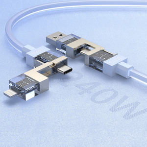 批发4合1 PVC Usb数据线手机Pd 240w快速充电数据线 - Product Image 1