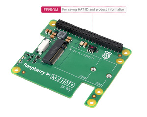 Raspberry Pi M.2 HAT Entwickelt für Raspberry Pi 5 HAT Standard unterstützt NVMe Protocol M.2 Solid State Drive