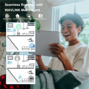 专业高品质WAVLINK WN583AX1以太网端口AX1800 WiFi6 1.8Gbps双频WiFi增强器无线路由器中继器 - Product Image 6