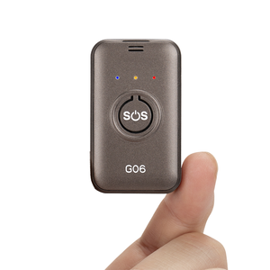 Fábrica OEM logotipo personalizado Personal SOS GPS Tracker G06 2 vías teléfono parlante + grabación GPS dispositivo de seguimiento - Product Image 1