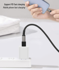 Adaptador tipo C USB C 3,1 USBC hembra A USB 2,0 3,0 A macho OTG, convertidor USB2.0 - Product Image 2