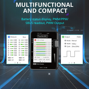 ToolkitRC MC8 Mini Size Cell Checker 32 Bit Battery Multi-Checker <strong>PWM</strong> <strong>Output</strong> PPM SBUS Readout With <strong>USB</strong>-C Fast <strong>Charging</strong> - Product Image 6