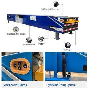 Save Minimizes Labor Costs Telescopic Belt Conveyor Warehouse Truck <strong>Loading</strong> <strong>Unloading</strong> - Product Image 2