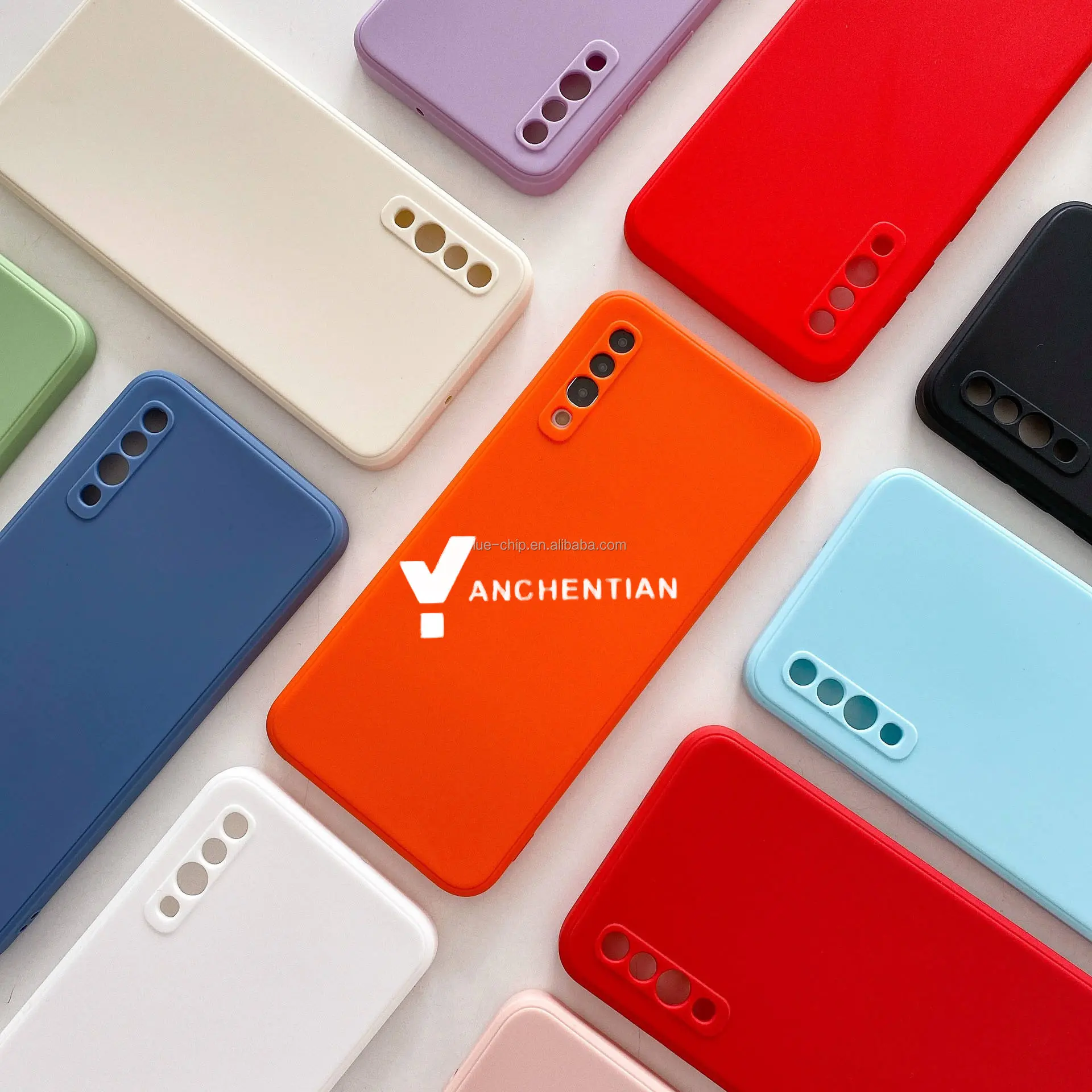 YANCHENTIAN, venta al por mayor, funda de teléfono de TPU suave de lujo de alta calidad, funda de teléfono a prueba de golpes para Samsung A12 A53 A33 5G